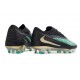 Chaussures Nike Phantom 6 L Elite FG Vert Noir Argent