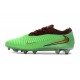 Chaussures Nike Phantom 6 L Elite FG Vert Or