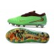 Chaussures Nike Phantom 6 L Elite FG Vert Or