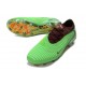 Chaussures Nike Phantom 6 L Elite FG Vert Or