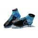 Chaussette Sport Nouvelle Nike Magista Obra FG Cuir Noir Bleu