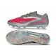 Chaussures Nike Phantom 6 L Elite FG Rouge Gris Argent