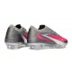 Chaussures Nike Phantom 6 L Elite FG Rouge Gris Argent
