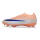 Crampons de Football Nike Mercurial Vapor 17 Elite FG Orange Bleu