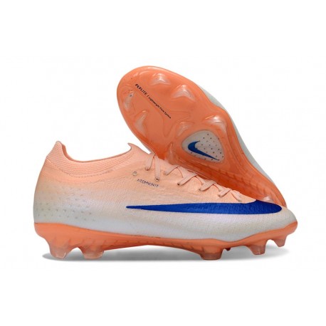 Crampons de Football Nike Mercurial Vapor 17 Elite FG Orange Bleu