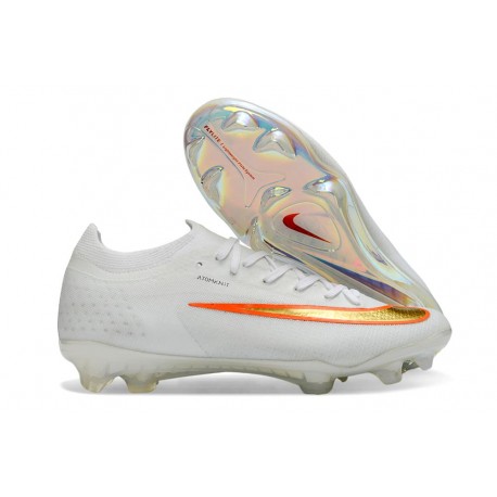 Crampons de Football Nike Mercurial Vapor 17 Elite FG Blanc Rouge