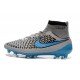 Chaussette Sport Nouvelle Nike Magista Obra FG Gris Bleu