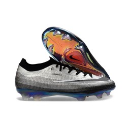 Crampons de Football Nike Mercurial Vapor 17 Elite FG Noir Argent