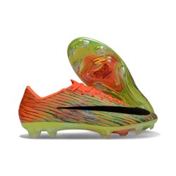 Crampons de Football Nike Mercurial Vapor 17 Elite FG Orange Vert Noir