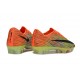 Crampons de Football Nike Mercurial Vapor 17 Elite FG Orange Vert Noir