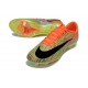 Crampons de Football Nike Mercurial Vapor 17 Elite FG Orange Vert Noir