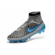 Chaussette Sport Nouvelle Nike Magista Obra FG Gris Bleu