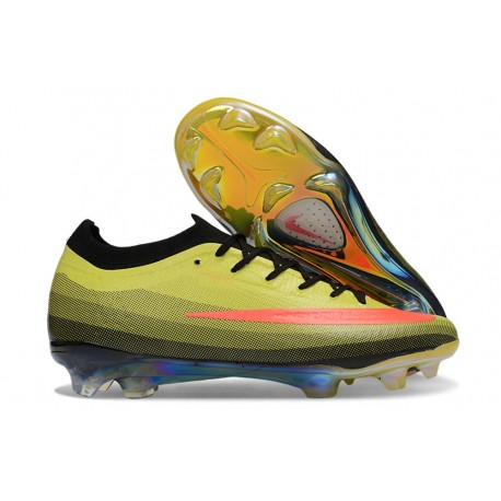 Crampons de Football Nike Mercurial Vapor 17 Elite FG Jaune Noir Orange