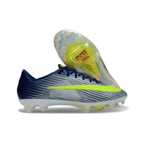 Crampons de Football Nike Mercurial Vapor 17 Elite FG Bleu Jaune