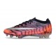Crampons de Football Nike Mercurial Vapor 17 Elite FG Orange Noir Argent