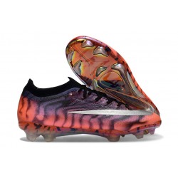 Crampons de Football Nike Mercurial Vapor 17 Elite FG Orange Noir Argent