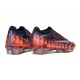 Crampons de Football Nike Mercurial Vapor 17 Elite FG Orange Noir Argent