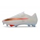 Crampons de Football Nike Mercurial Vapor 17 Elite FG Blanc Orange Or