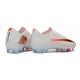 Crampons de Football Nike Mercurial Vapor 17 Elite FG Blanc Orange Or