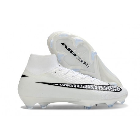 Nike Air Zoom Mercurial Superfly X Elite FG Blanc Noir