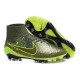 Chaussette Sport Nouvelle Nike Magista Obra FG Citron Foncé Noir Volt