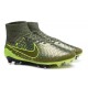 Chaussette Sport Nouvelle Nike Magista Obra FG Citron Foncé Noir Volt