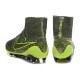 Chaussette Sport Nouvelle Nike Magista Obra FG Citron Foncé Noir Volt