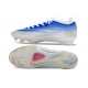 Chaussures Nike Air Zoom Mercurial Vapor XVII Elite FG Bleu Blanc