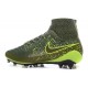 Chaussette Sport Nouvelle Nike Magista Obra FG Citron Foncé Noir Volt