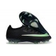 Chaussures Nike Air Zoom Mercurial Vapor XVII Elite FG Noir Vert Illusion