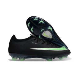 Chaussures Nike Air Zoom Mercurial Vapor XVII Elite FG Noir Vert Illusion