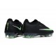 Chaussures Nike Air Zoom Mercurial Vapor XVII Elite FG Noir Vert Illusion