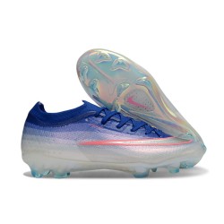 Chaussures Nike Air Zoom Mercurial Vapor XVII Elite FG Bleu Argent Rose