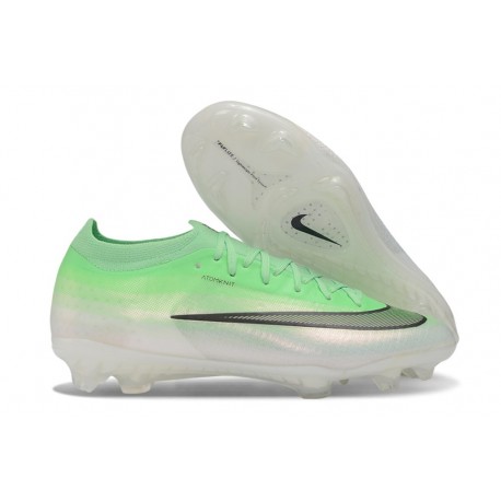 Chaussures Nike Air Zoom Mercurial Vapor XVII Elite FG Vert Noir