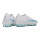 Chaussures Nike Air Zoom Mercurial Vapor XVII Elite FG Blanc Bleu