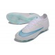 Chaussures Nike Air Zoom Mercurial Vapor XVII Elite FG Blanc Bleu