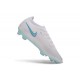 Chaussures Nike Air Zoom Mercurial Vapor XVII Elite FG Blanc Bleu