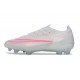 Chaussures Nike Air Zoom Mercurial Vapor XVII Elite FG Blanc Rose