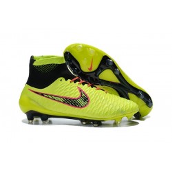 Chaussette Sport Nouvelle Nike Magista Obra FG Fluo Jaune