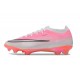 Chaussures Nike Air Zoom Mercurial Vapor XVII Elite FG Rose Argent