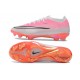 Chaussures Nike Air Zoom Mercurial Vapor XVII Elite FG Rose Argent
