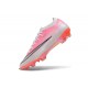 Chaussures Nike Air Zoom Mercurial Vapor XVII Elite FG Rose Argent
