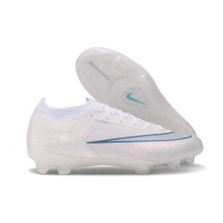 Chaussures Nike Air Zoom Mercurial Vapor XVII Elite FG Blanc Bleu Ciel