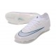 Chaussures Nike Air Zoom Mercurial Vapor XVII Elite FG Blanc Bleu Ciel
