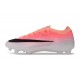 Chaussures Nike Air Zoom Mercurial Vapor XVII Elite FG Rose Noir