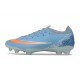 Chaussures Nike Air Zoom Mercurial Vapor XVII Elite FG Ciel Bleu Rouge
