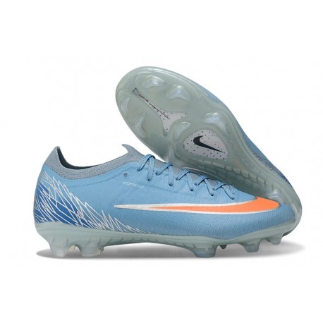 Chaussures Nike Air Zoom Mercurial Vapor XVII Elite FG Ciel Bleu Rouge