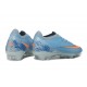 Chaussures Nike Air Zoom Mercurial Vapor XVII Elite FG Ciel Bleu Rouge