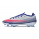 Chaussures Nike Air Zoom Mercurial Vapor XVII Elite FG Bleu Rouge