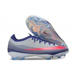 Chaussures Nike Air Zoom Mercurial Vapor XVII Elite FG Bleu Rouge
